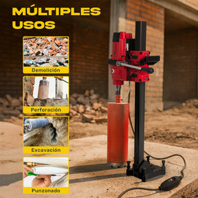 Taladro Perforador Concreto Cemento Hormigon 8 Pulgadas