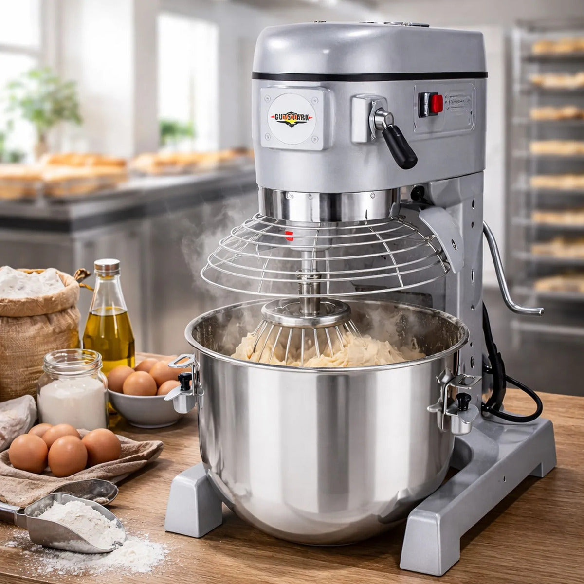 Batidora Industrial 30lts 3 Velocidades 1500w Acero Inoxidable