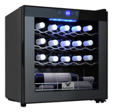 Cava Vinos Enfriador 19 Botellas Moderno Pantalla 60 Lts