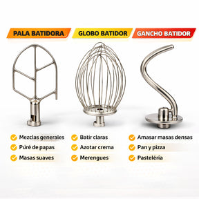 Batidora Industrial 10lts 2 Velocidades 370w