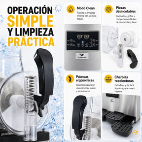 Maquina Para Smoothies Frapes Raspados Industrial 30 Litros