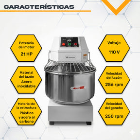Amasadora Industrial Comercial 40 Litros 15kg 1500w 246rpm