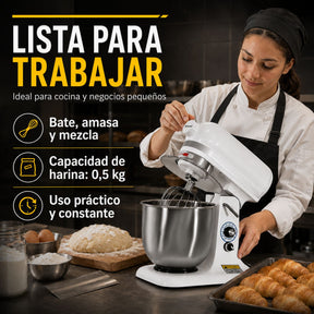 Batidora Pedestal 3 En 1 Industrial 7 Litros 650rpm 300w