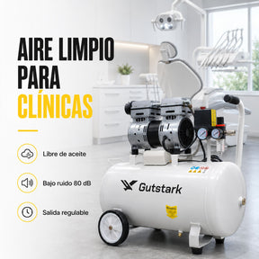 Compresor Aire Electrico Tanque Portatil 50 L 127v 750w 1hp