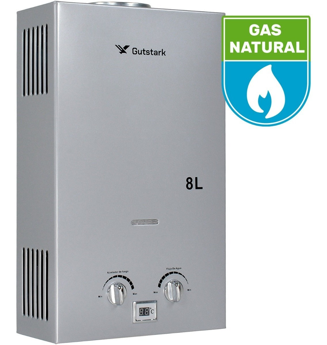 Boiler De Paso Calentador Agua Gas Natural 1.5 Serv 8 L