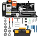 Mini Torno Metal Velocidad Variable 2250rpm 8x14 Pulgadas
