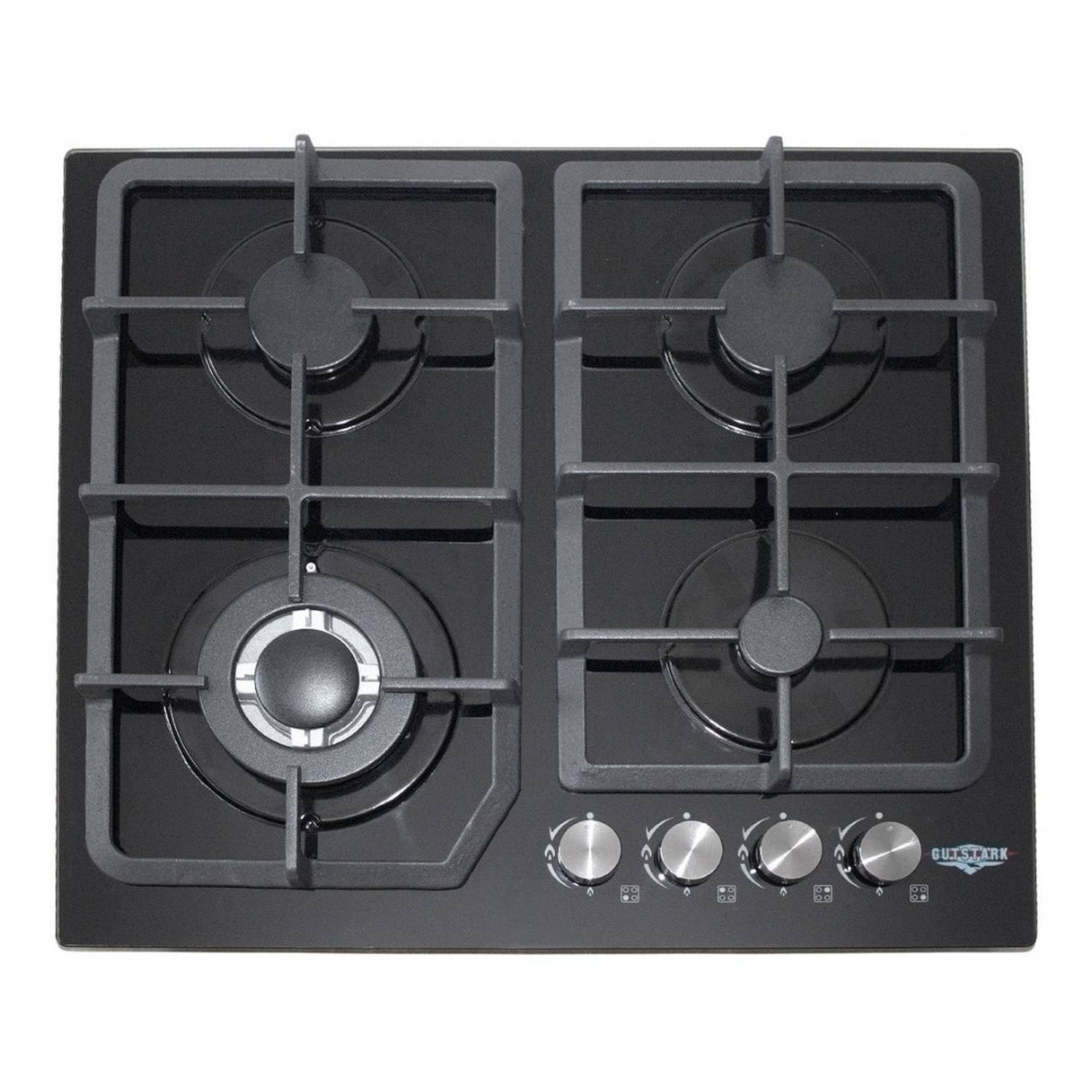 Parrilla Gas Cristal Templado 4 Quemadores Estufillas Hogar