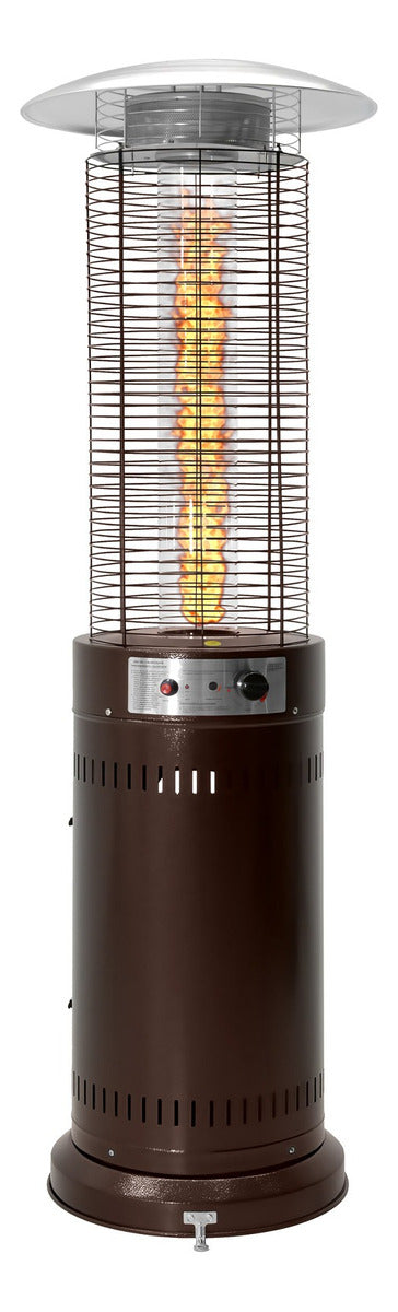 Calefactor Patio Exterior Calenton Torre Gas Lp 1.8m Color Bronce