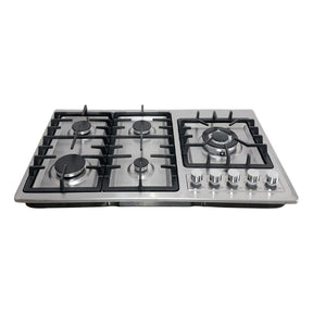 Parrilla de Gas Empotrable Acero Inoxidable 5 Quemadores Premium