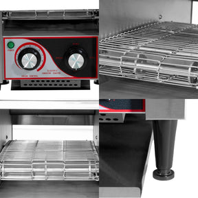 Tostadora Pan Electrica Industrial 150 Rebanadas 7 Vel Acero
