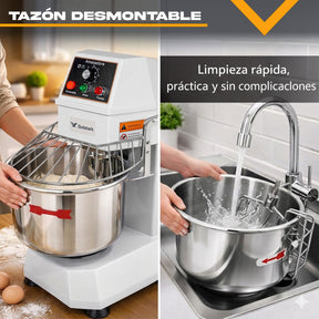 Amasadora Industrial Comercial 40 Litros 15kg 1500w 246rpm