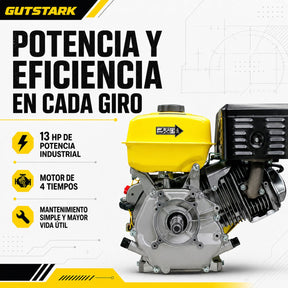 Motor De Gasolina 13 Hp Motor de 4 Tiempos Gutstark