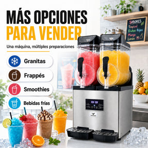 Maquina Para Smoothies Frapes Raspados Industrial 30 Litros