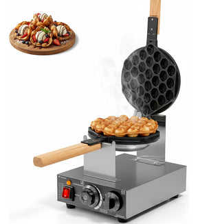 Maquina Electrica Giratoria Waffles Bubble Gofres Burbuja