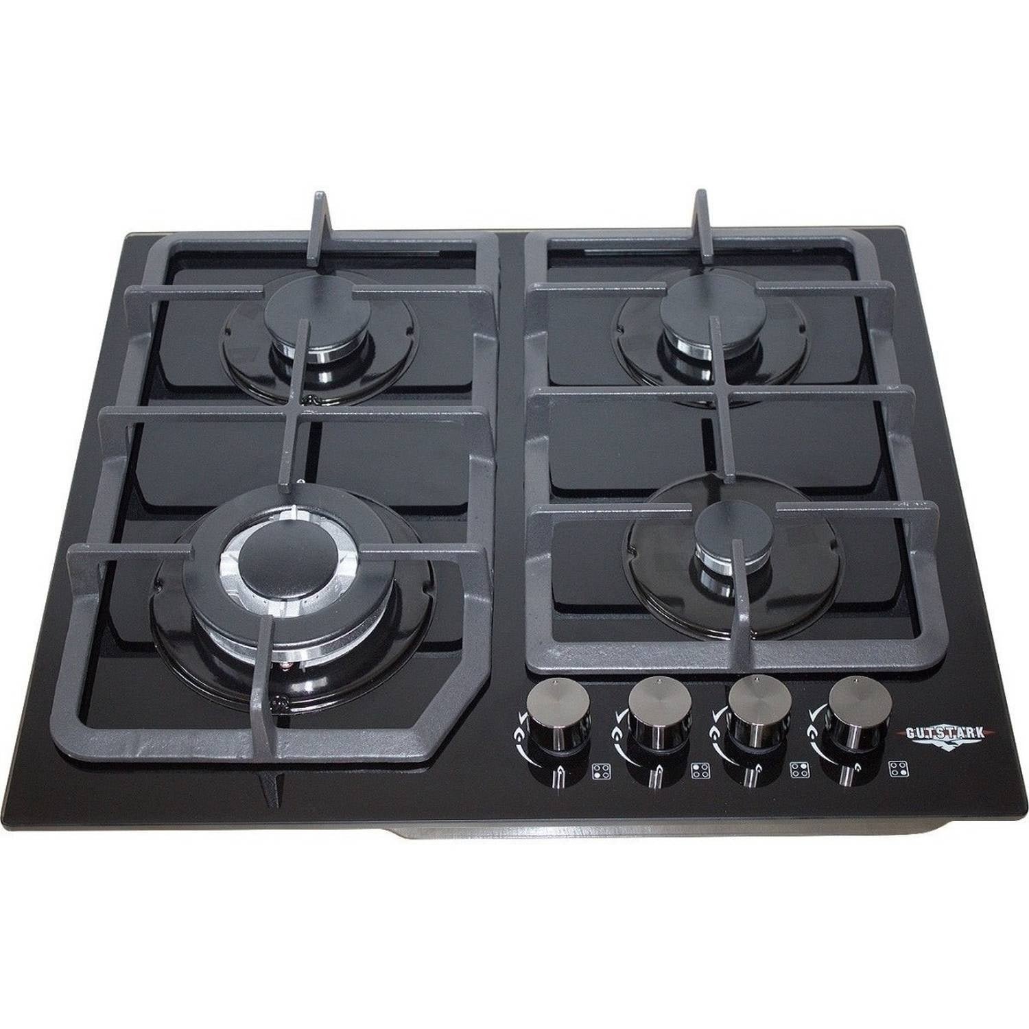 Parrilla Gas Cristal Templado 4 Quemadores Estufillas Hogar