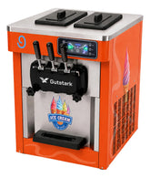 Maquina Helado Yoghurt Suave Nieve Comercial Helados 1800w Color Naranja