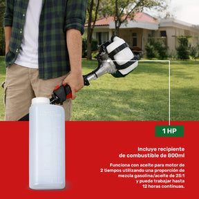Desbrozadora Gasolina Desmaleza Recta 27cc 1hp 600ml Jardimex
