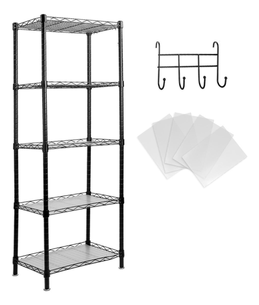 Estante Organizador Metálico Cocina Baño De 5 Niveles