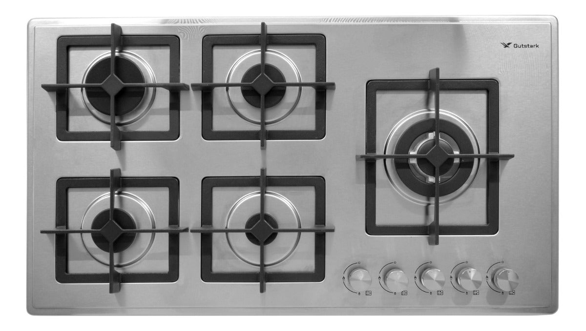 Cocina a Gas con 5 Quemadores de Acero Inoxidable de 68x52cm Teka