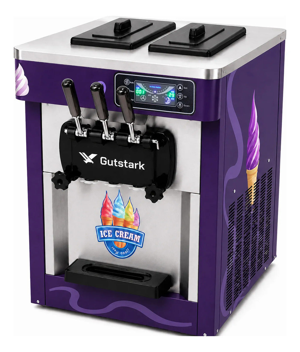 Maquina Helado Yoghurt Suave Nieve Comercial Helados 1800w