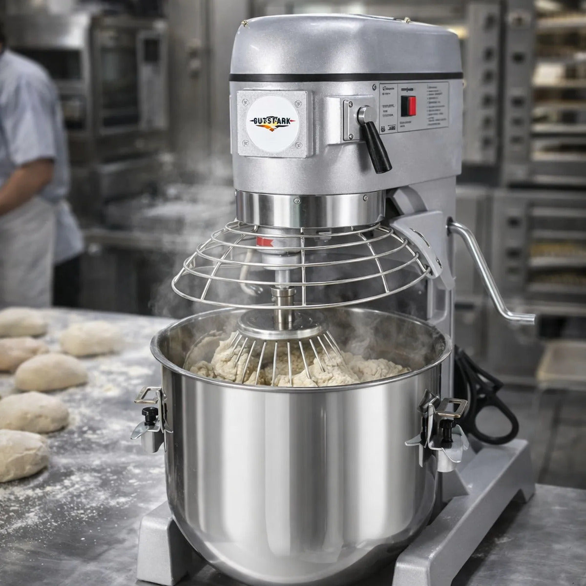 Batidora Industrial 30lts 3 Velocidades 1500w Acero Inoxidable