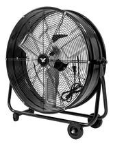 Ventilador Industrial Piso Metal Negro 180 W 3 Controles