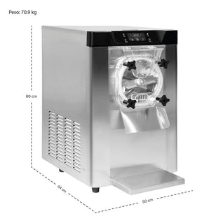 Máquina Helado Duro 20 Litros Por Hora Uso Comercial Acero Inoxidable 2000w