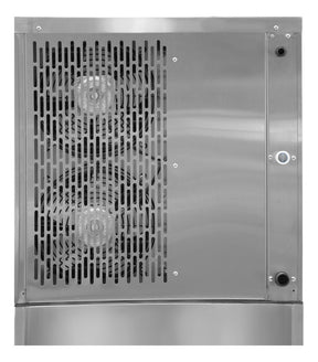 Maquina De Hielo Industrial Comercial 200kg 900w Automática Color Plateado