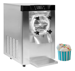 Maquina Helado Nieve Duro Industrial 20l Sobre Mesa 2000w