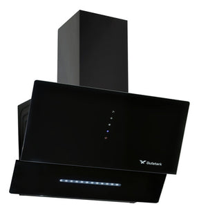 Combo Campana Extractor Silencioso Plegable + Parrilla Cristal 5 Quemadores