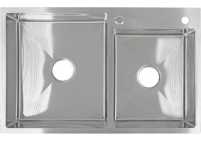 Fregadero Tarja Acero Inox 2 Tinas Anti-ruido + Escurridor