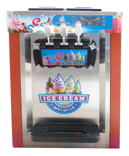 Maquina Helado Suave Yoghurt Nieve Comercial Helados 1800w