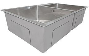 Fregadero Tarja Acero Inox 2 Tinas Anti-ruido + Escurridor