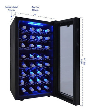 Cava de Vinos Refrigerador 32 Botellas Calidad Exclusive Premium