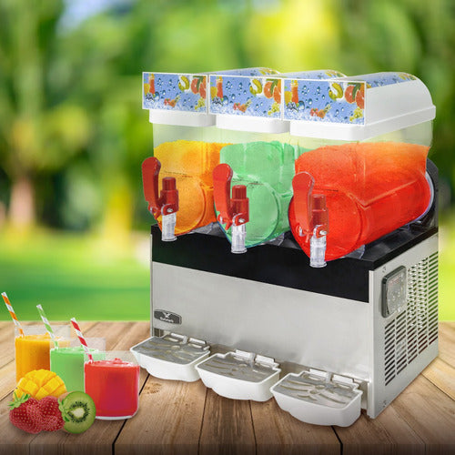 Maquina Para Frappe Smoothies Raspado 45 Litros Industrial