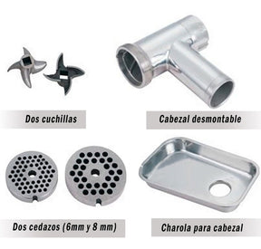 Molino Para Carne 12 1 Hp Moledora 800w Carniceria Uso Rudo