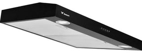 Campana Extractora Negra Cocina 76 Cm Gabinete Acero Inox