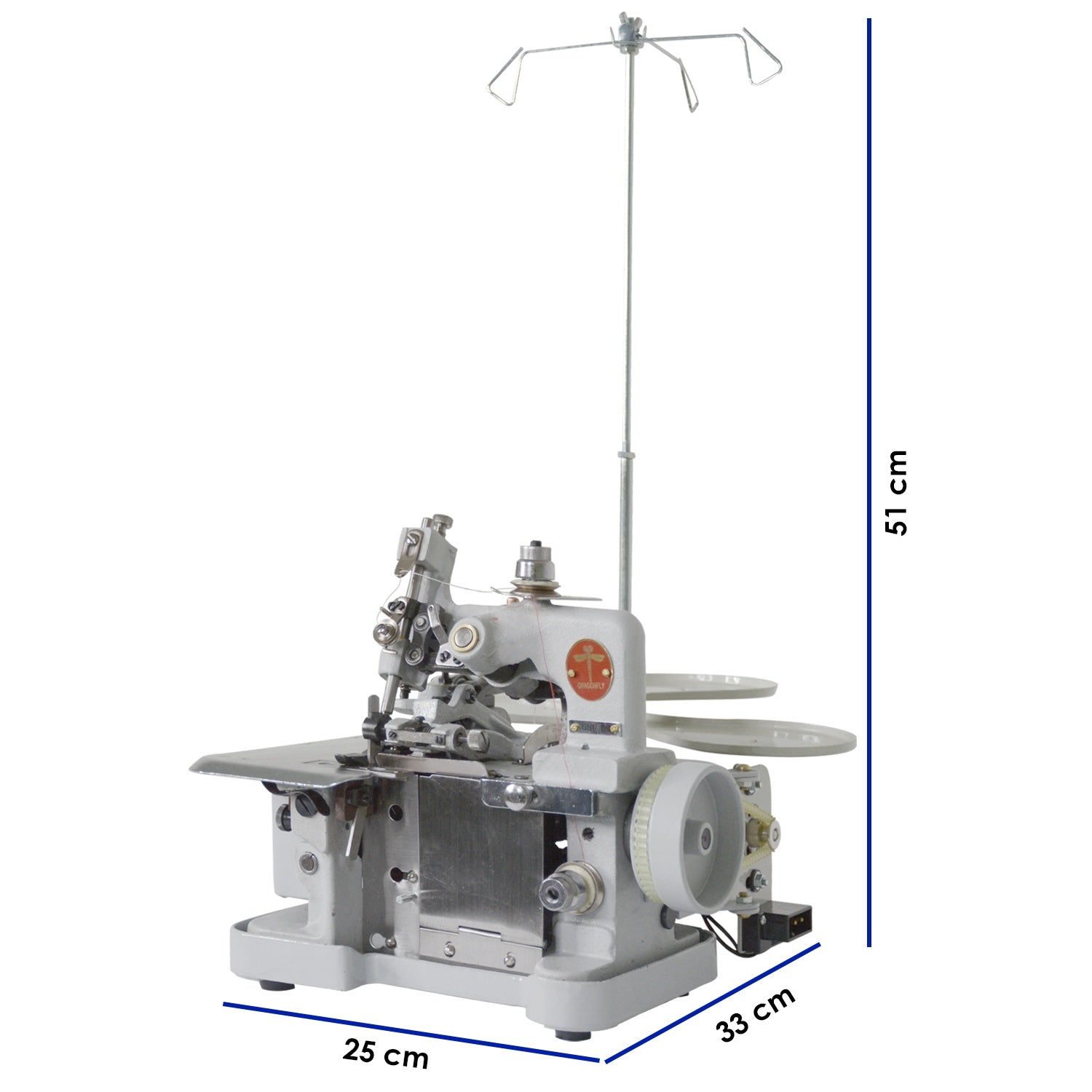 Maquina Coser Industrial Puntada Overlok Agujas 3 Hilos