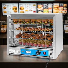 Vitrina Comercial Caliente Alimentos Gabinete Cristal 66l