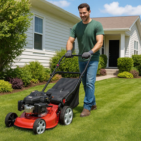 Podadora Pasto 5 Hp Motor A Gasolina 13l 159cc Corte 20'