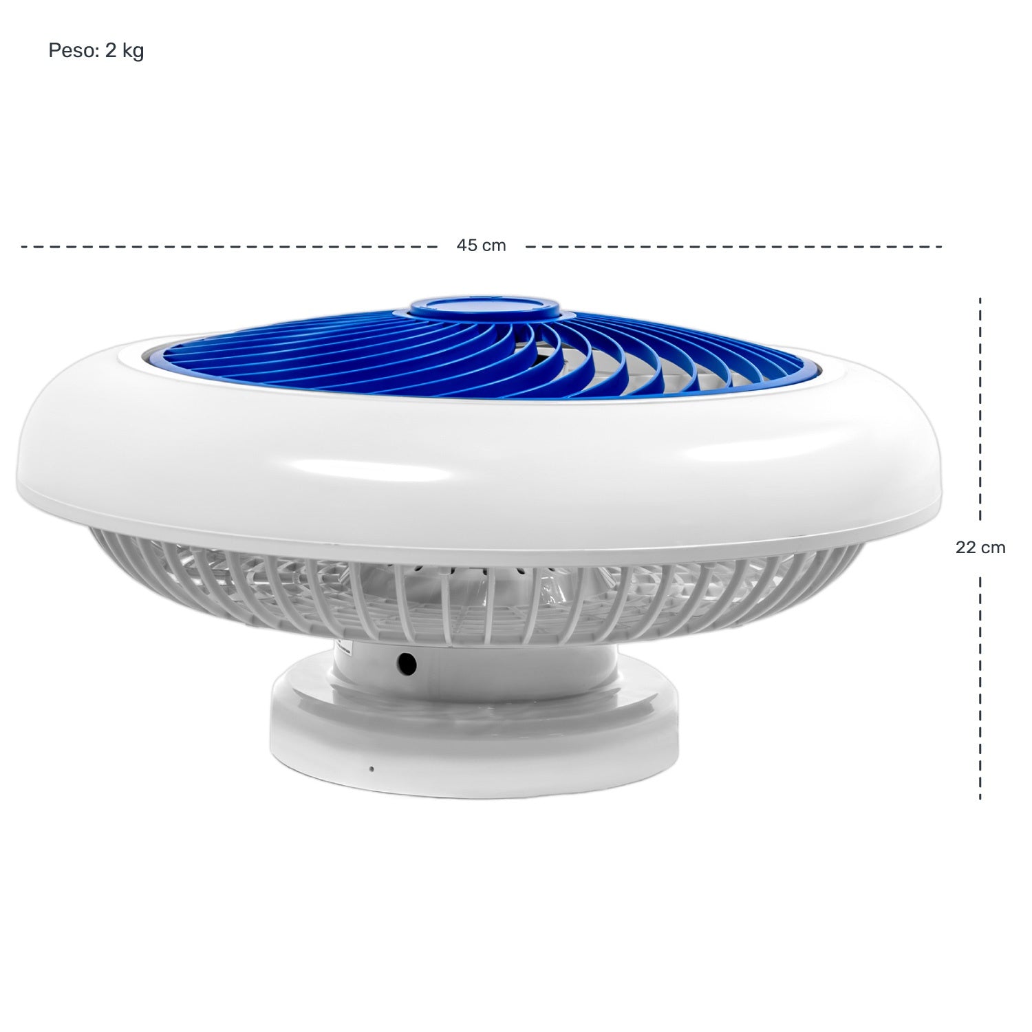 Ventilador Techo Inteligente Lampara Led 18 Control Remoto