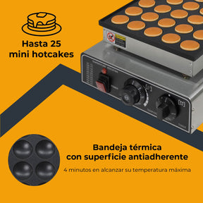 Maquina Para Hacer Mini Pan Cakes 25 Pz hotcakes