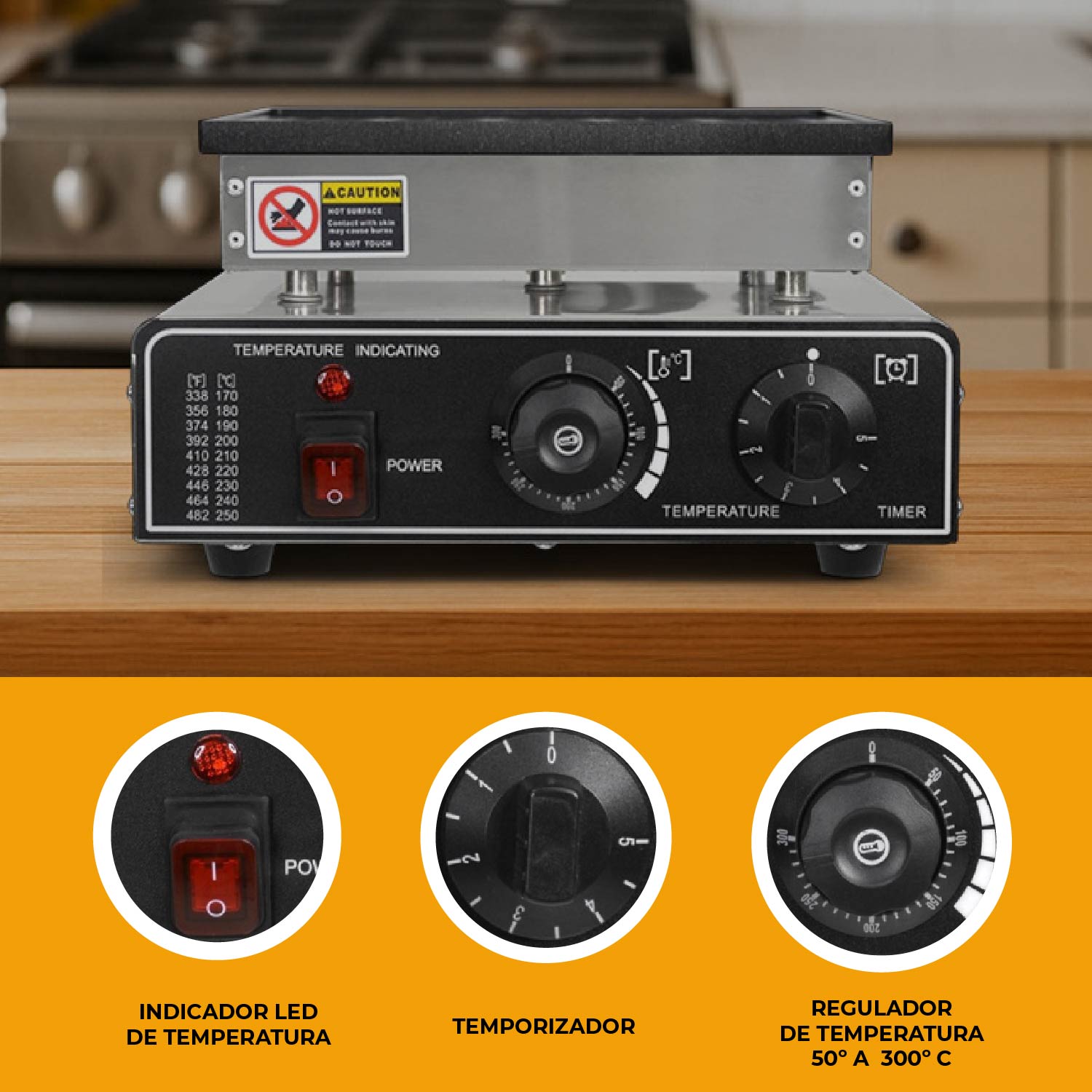 Maquina Para Hacer Mini Pan Cakes 25 Pz hotcakes