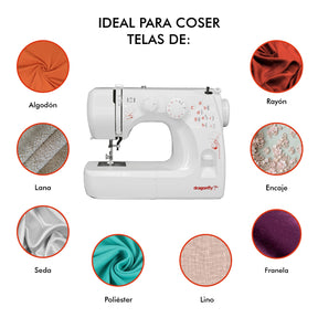 Maquina Coser Electrica Portatil Recta Zigzag 9 Puntos